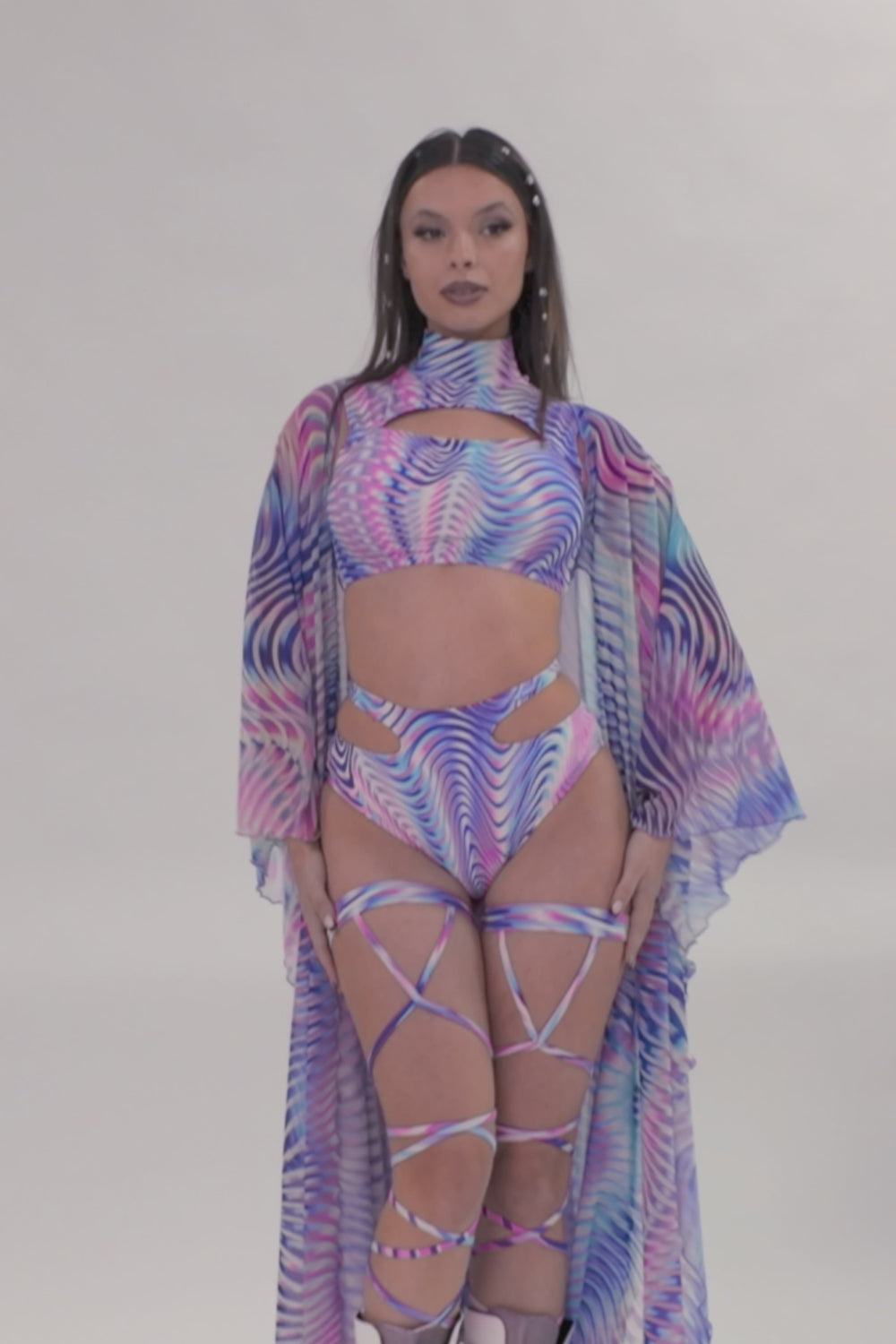 Gossip Pearl Cutout Rave Top 9