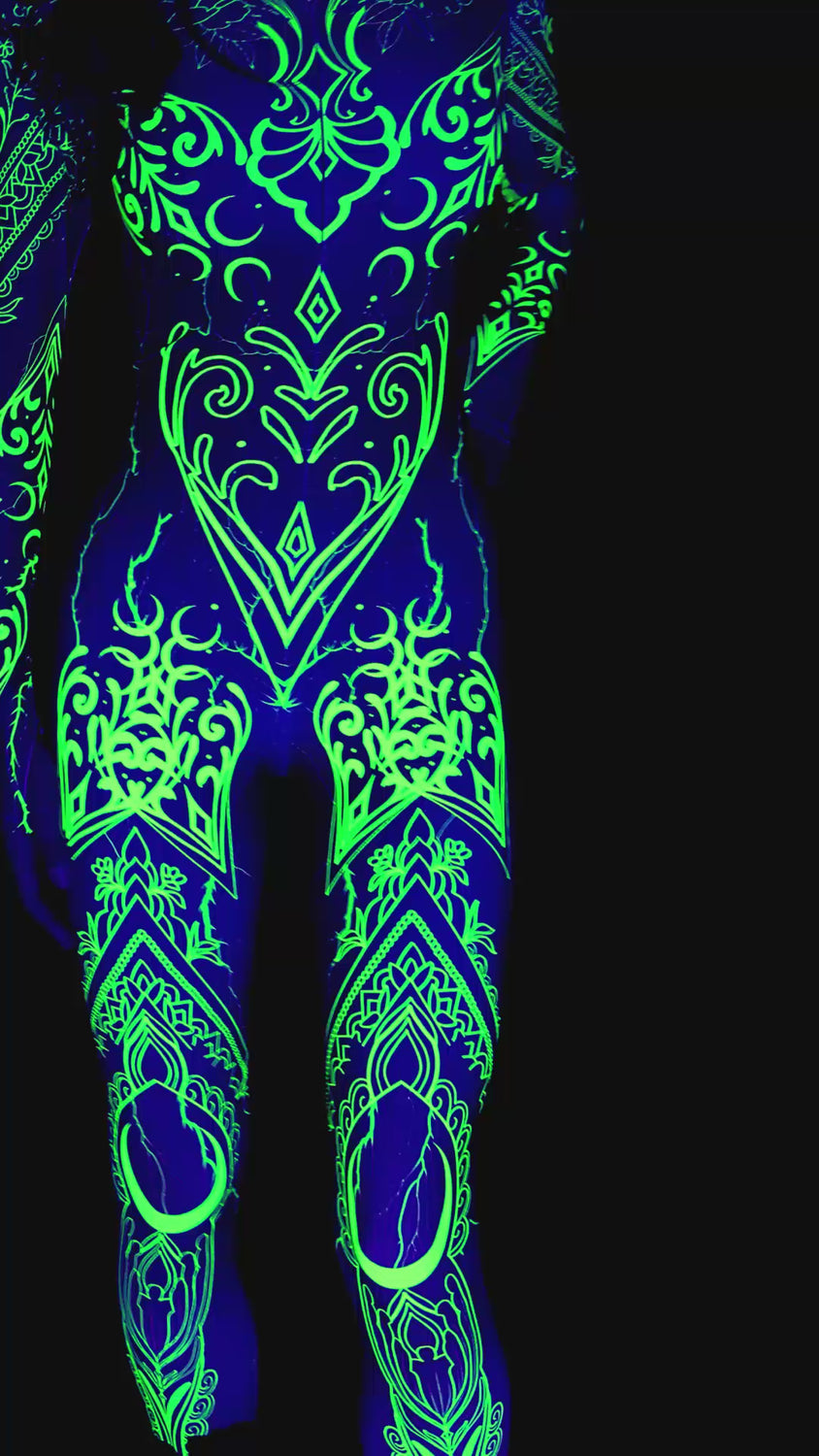 Soul Malediction Green Cyber Costume 10