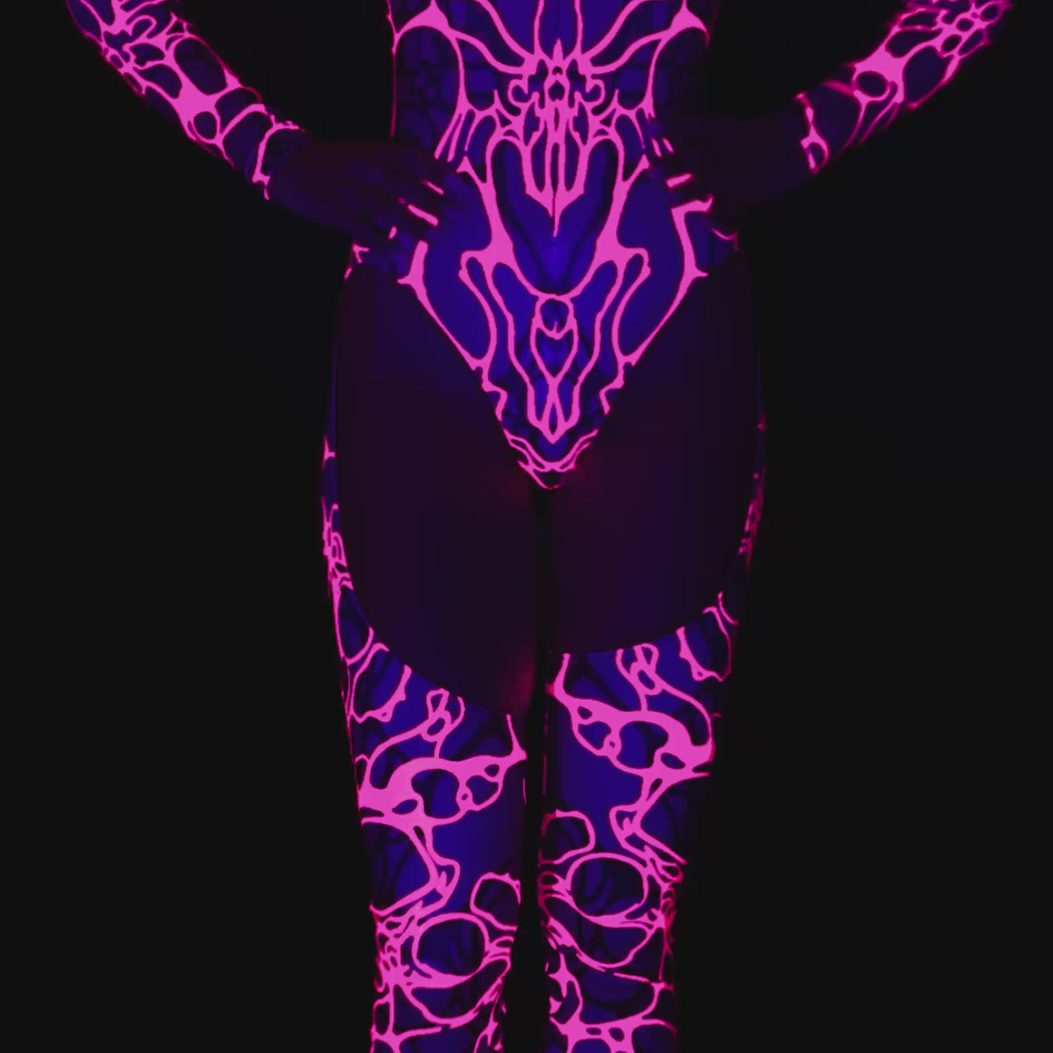 Between the Lines Chaps Leotard 7
