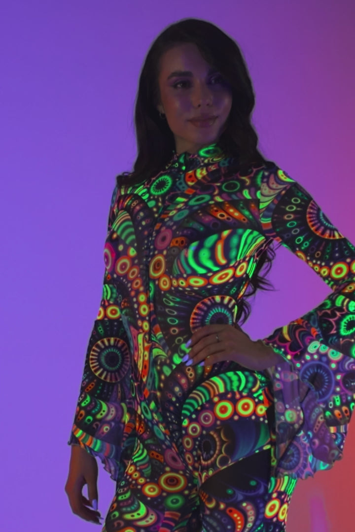 All Seeing Flared Mesh Costume 7
