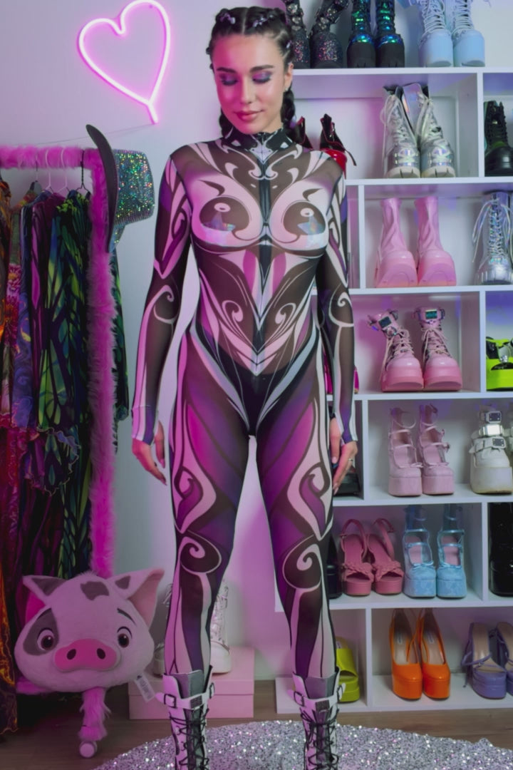 Women Mystic Metamorph Mesh Costume