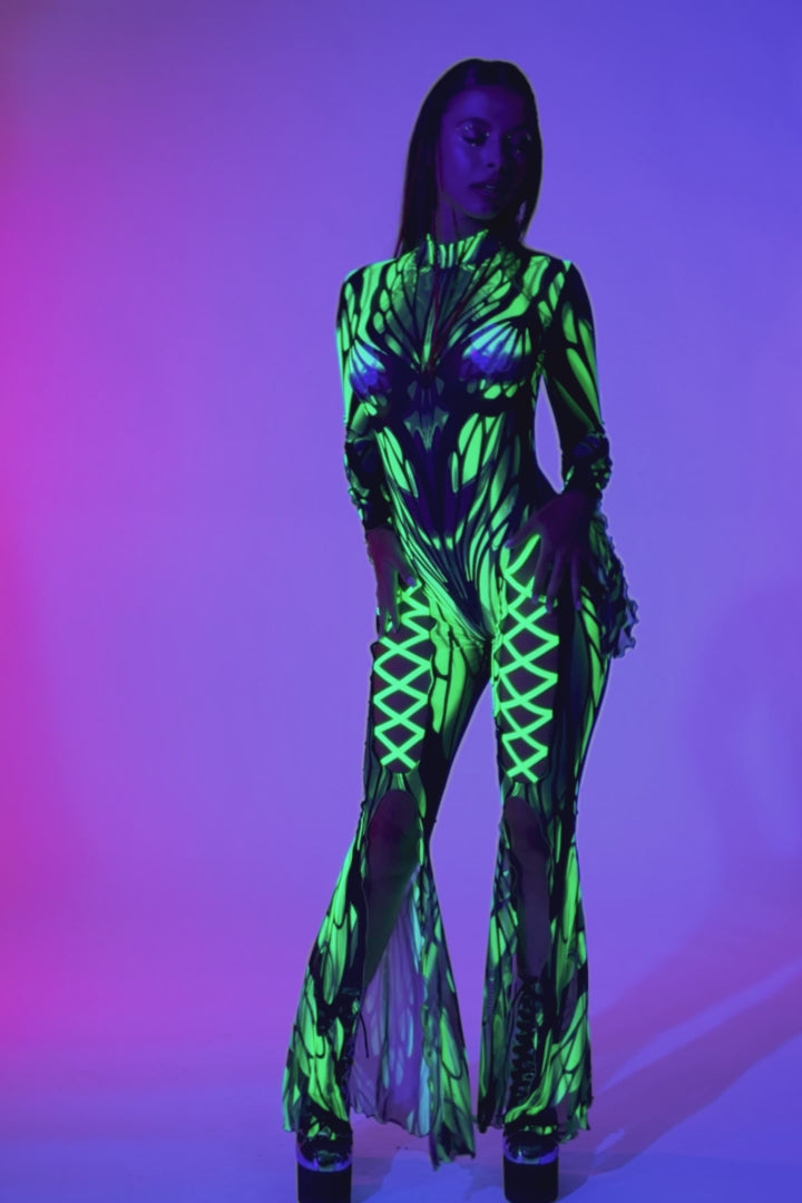 Fly Devine Criss-Cross Mesh Costume 7