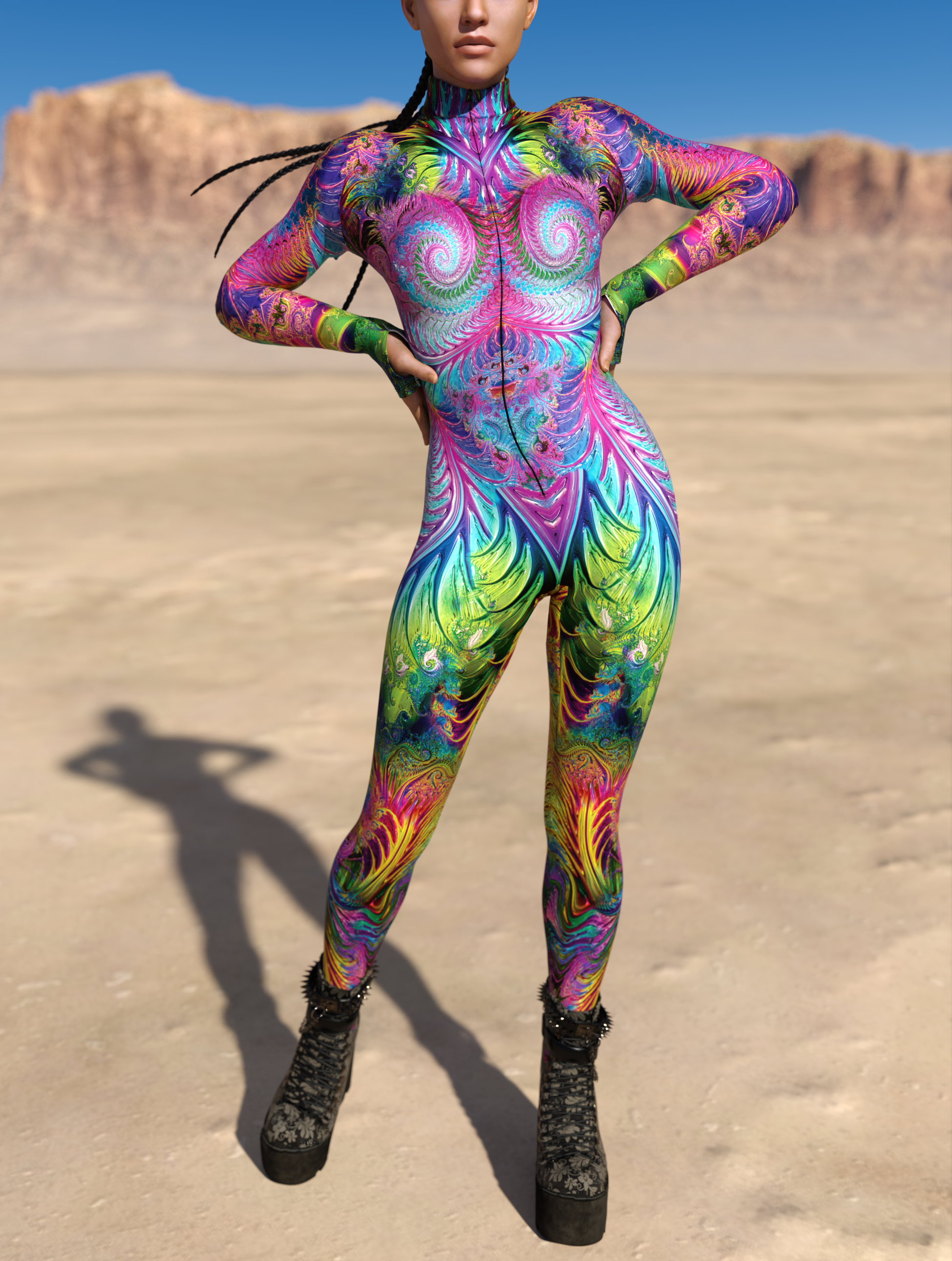 Spring Fraktal Costume 2