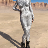 Myriad Sentinel Silver Costume