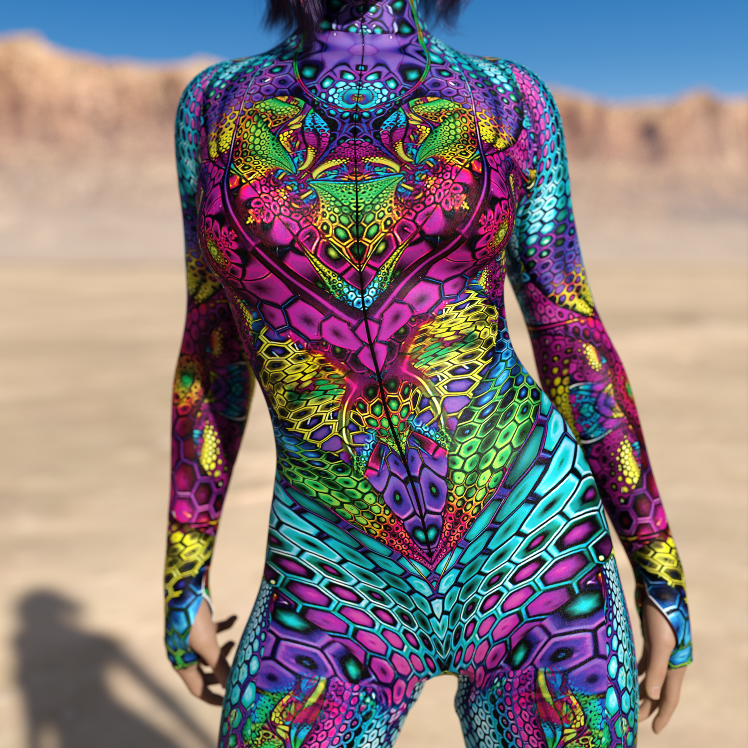 Lucid Geometry Costume