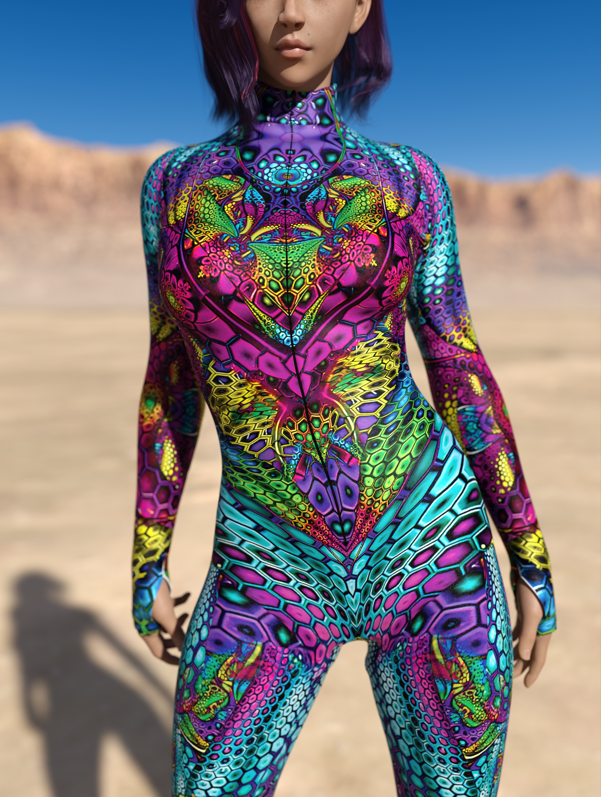 Lucid Geometry Costume 1