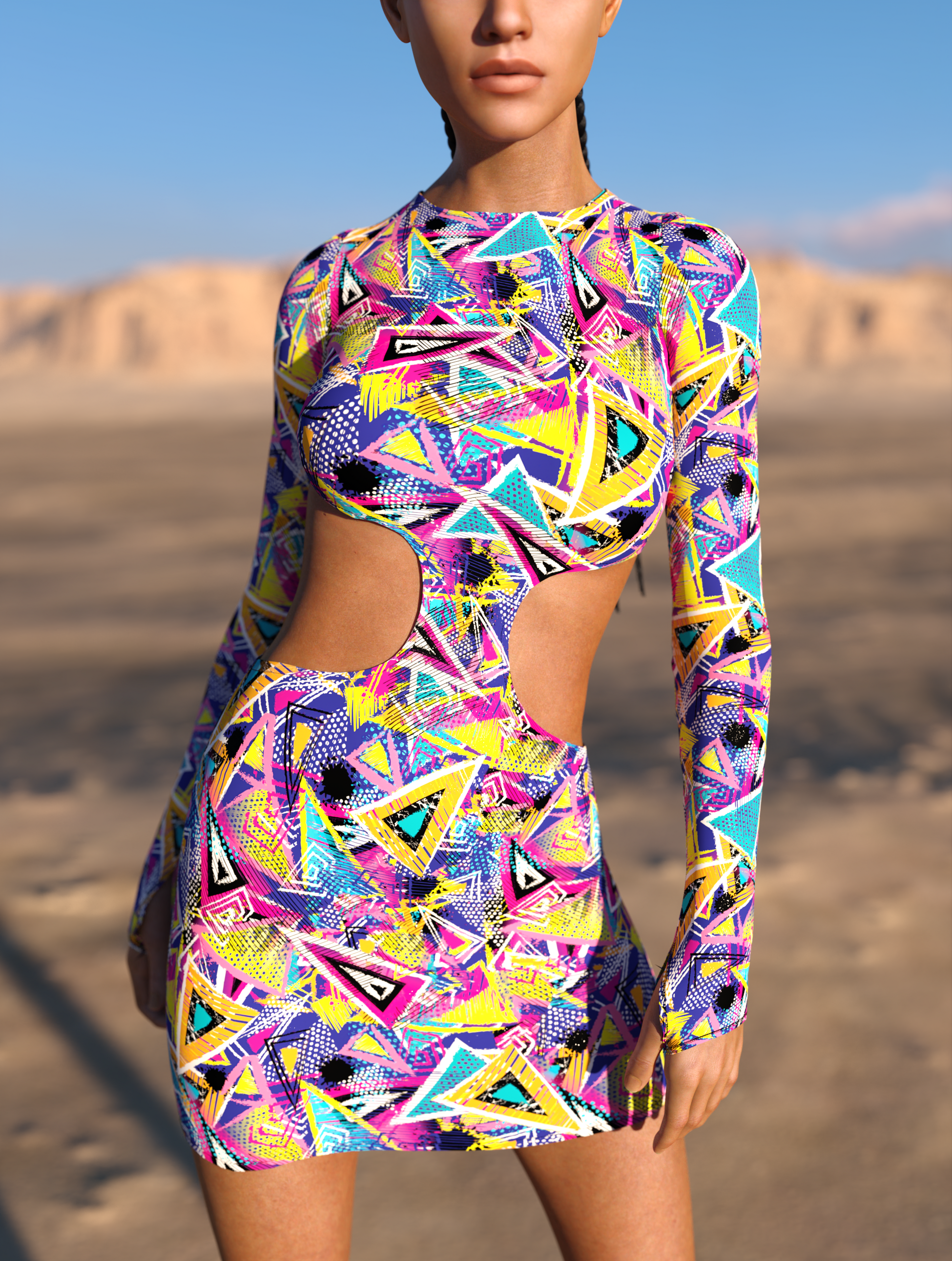 Elysium Side-Cutout Dress 1