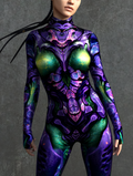 Kryptonian Armor Purple Costume