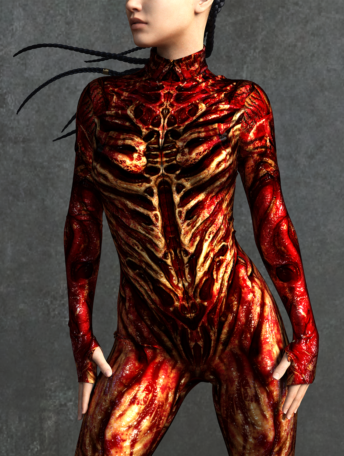 Blood Zombie Costume 7