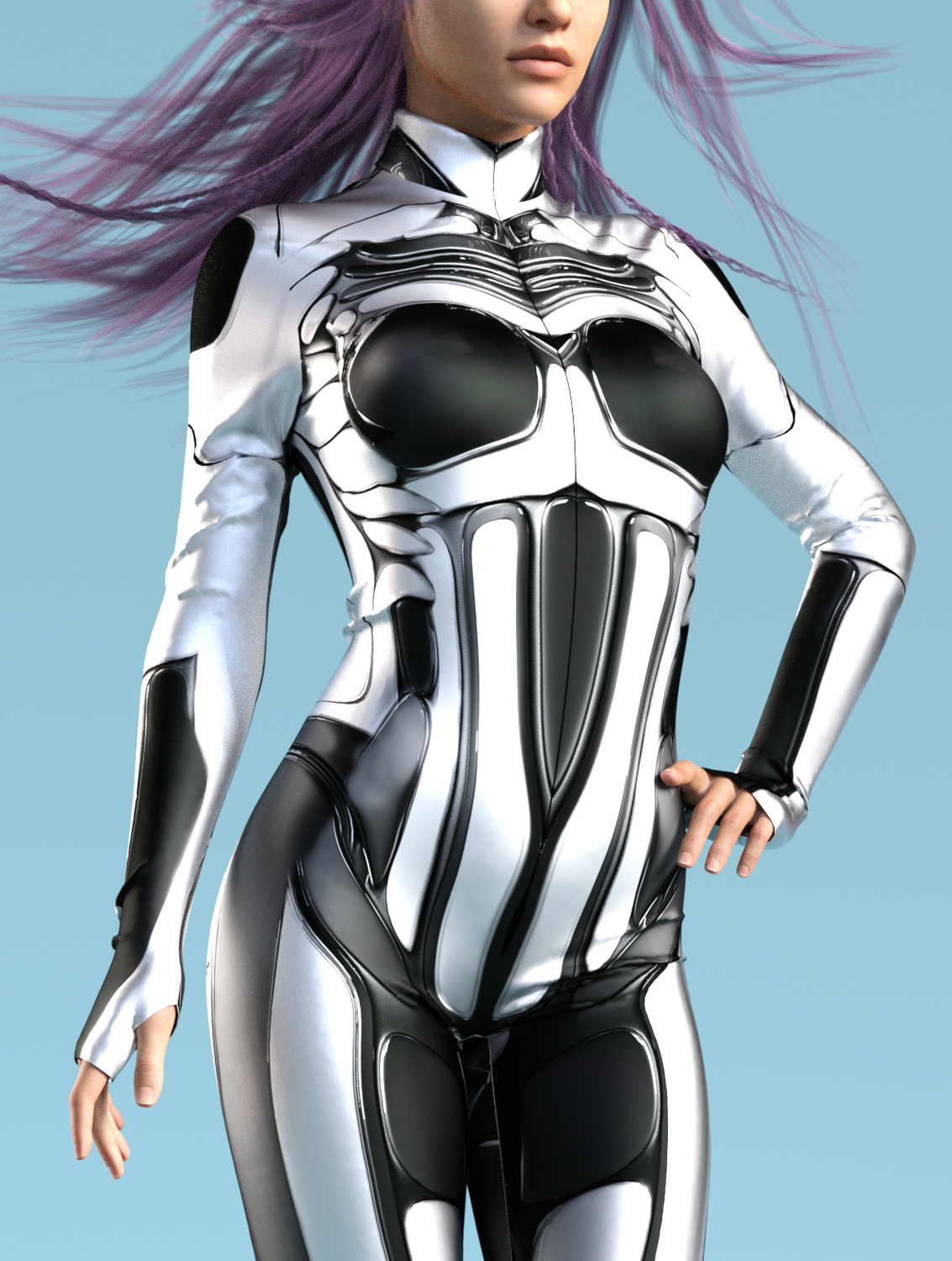 MoonSuit BnW Costume