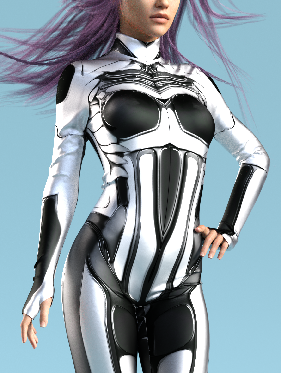 MoonSuit BnW Costume 1