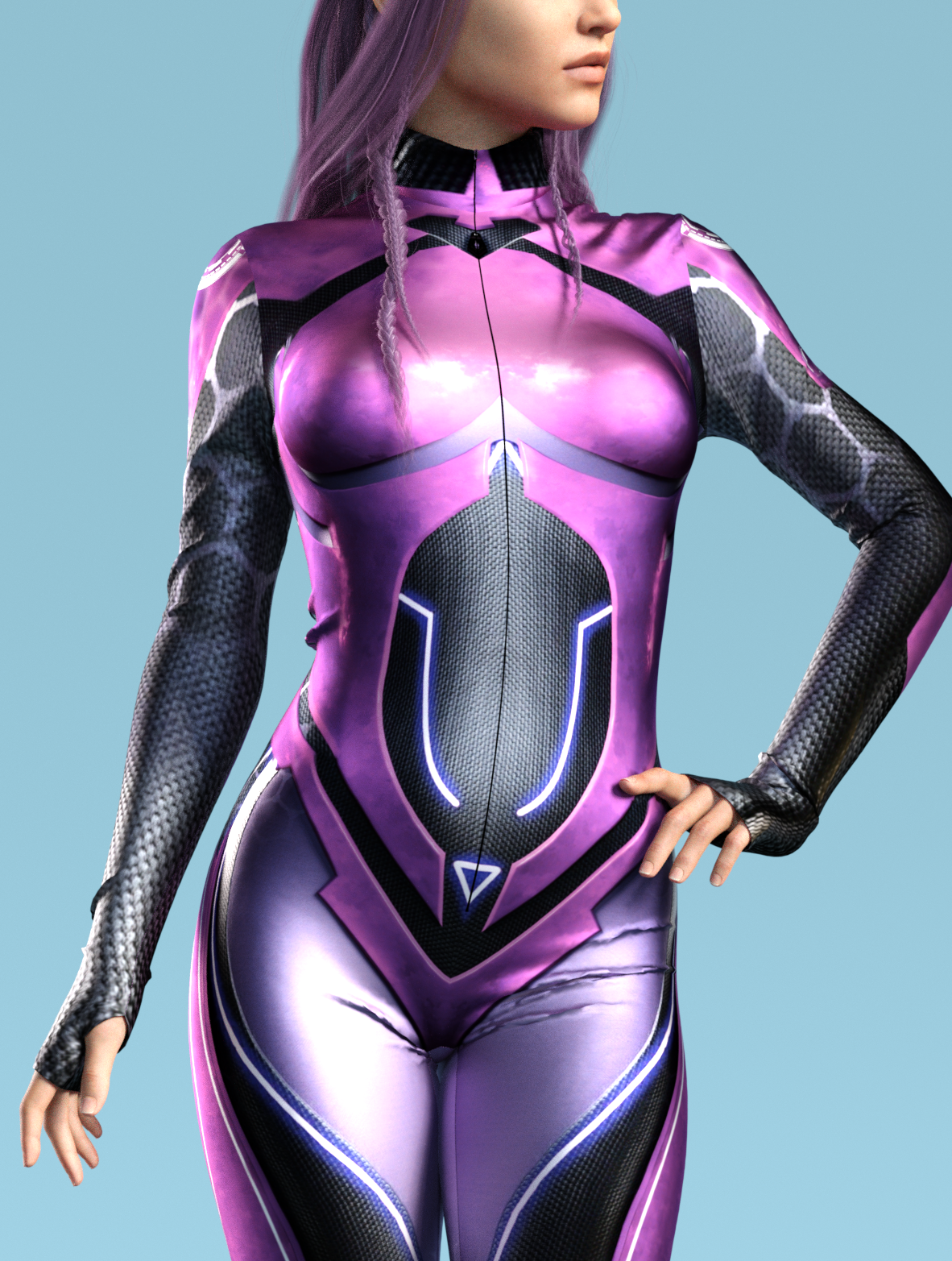 Cyber Assassin Costume 1