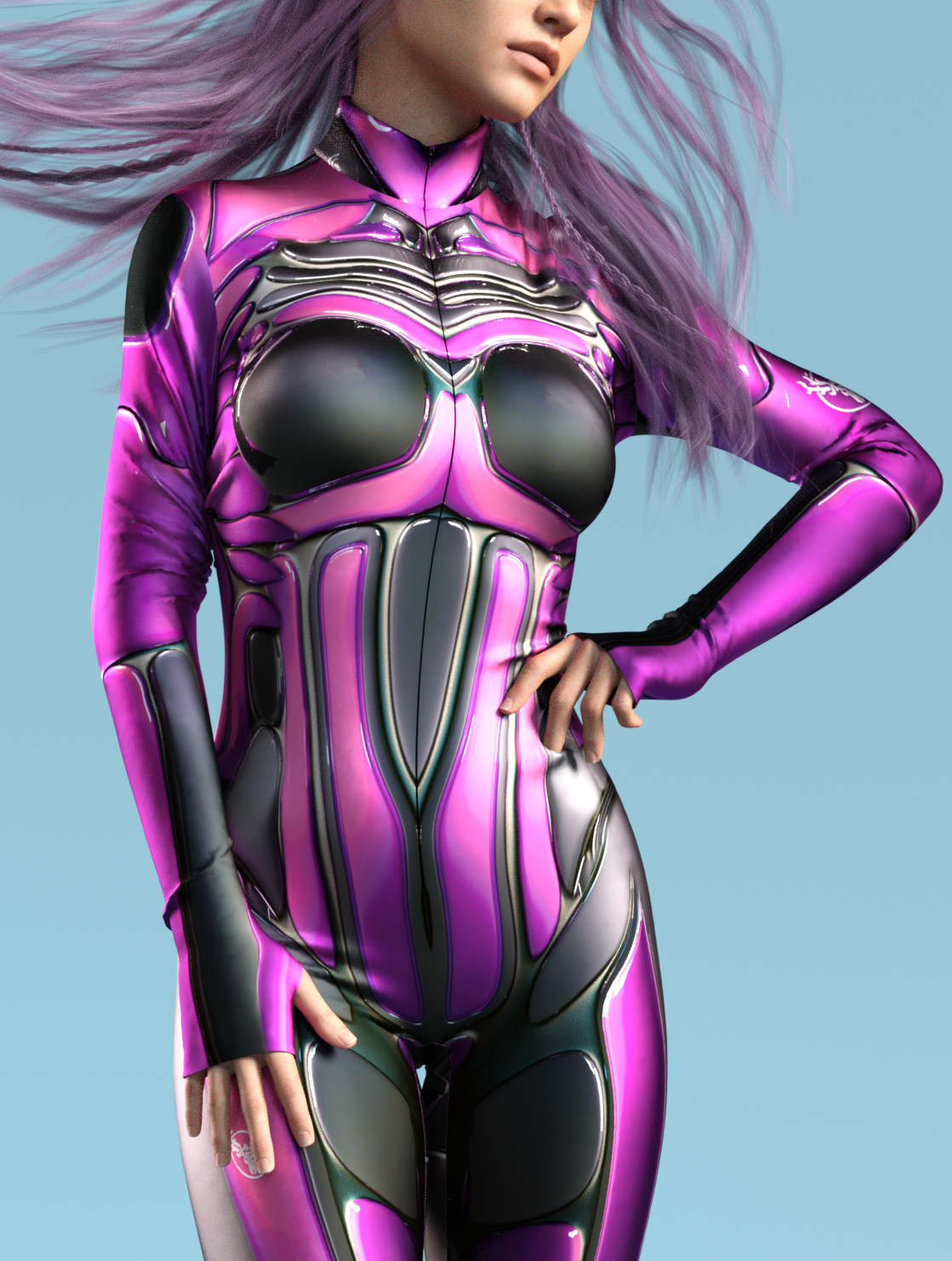 MoonSuit Magenta Costume 1