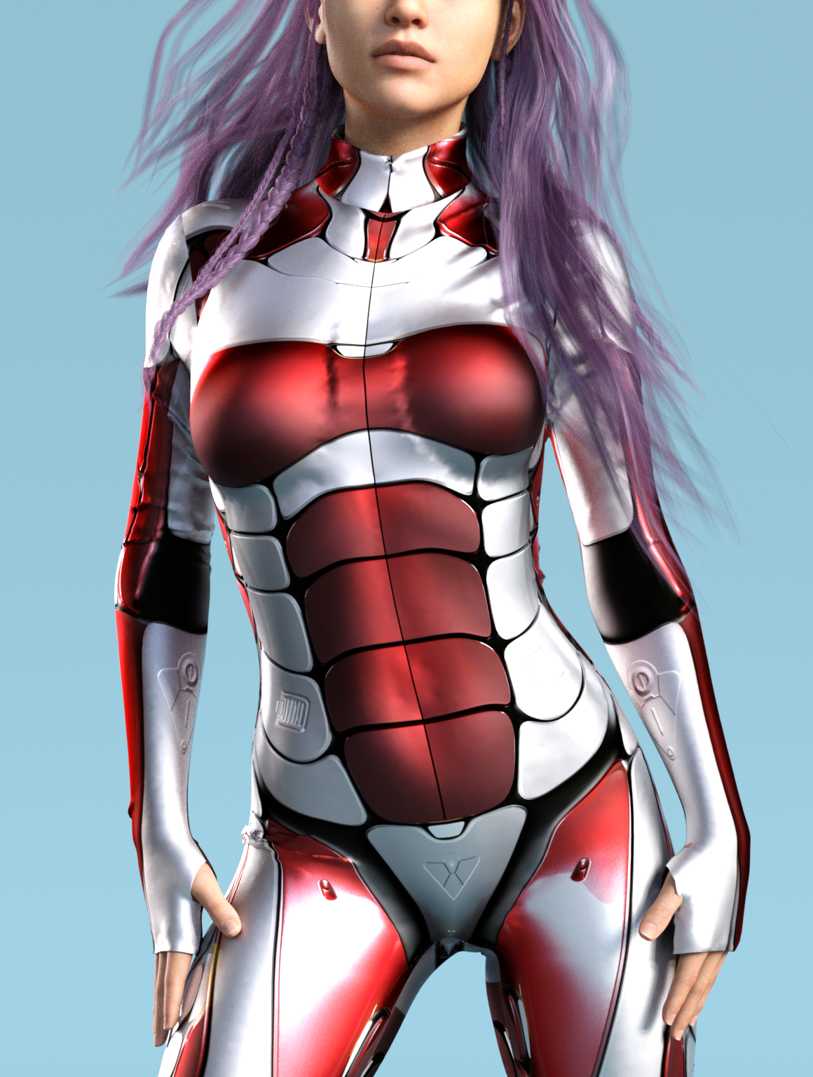Justice Bot Red Costume 1