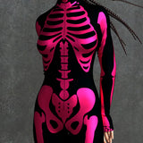 Red Bossy Skeleton Costume