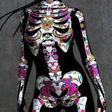 La Muerte Color Skeleton Costume