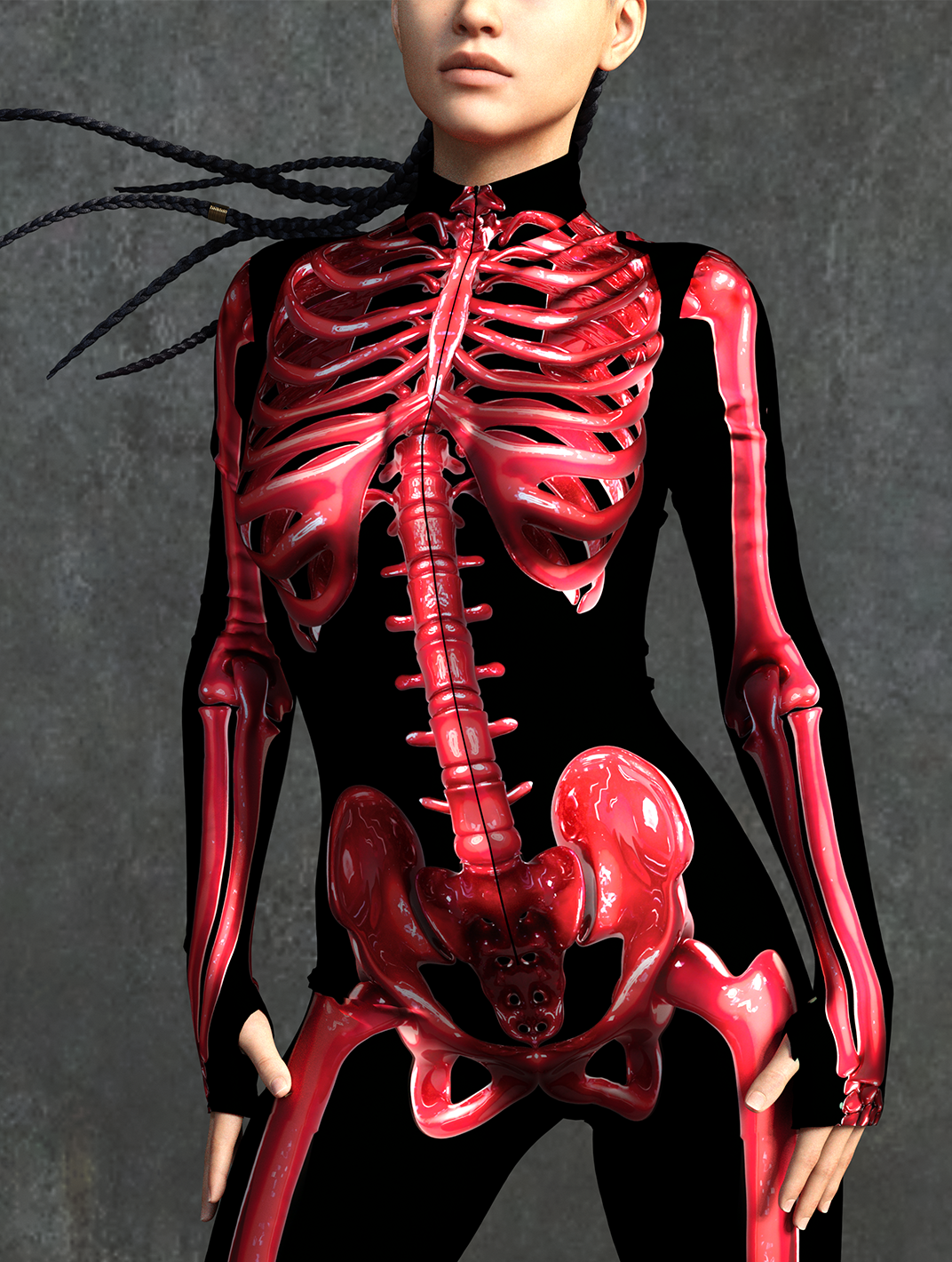 Blood Candy Skeleton Costume 1