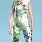 Green Flora Catsuit