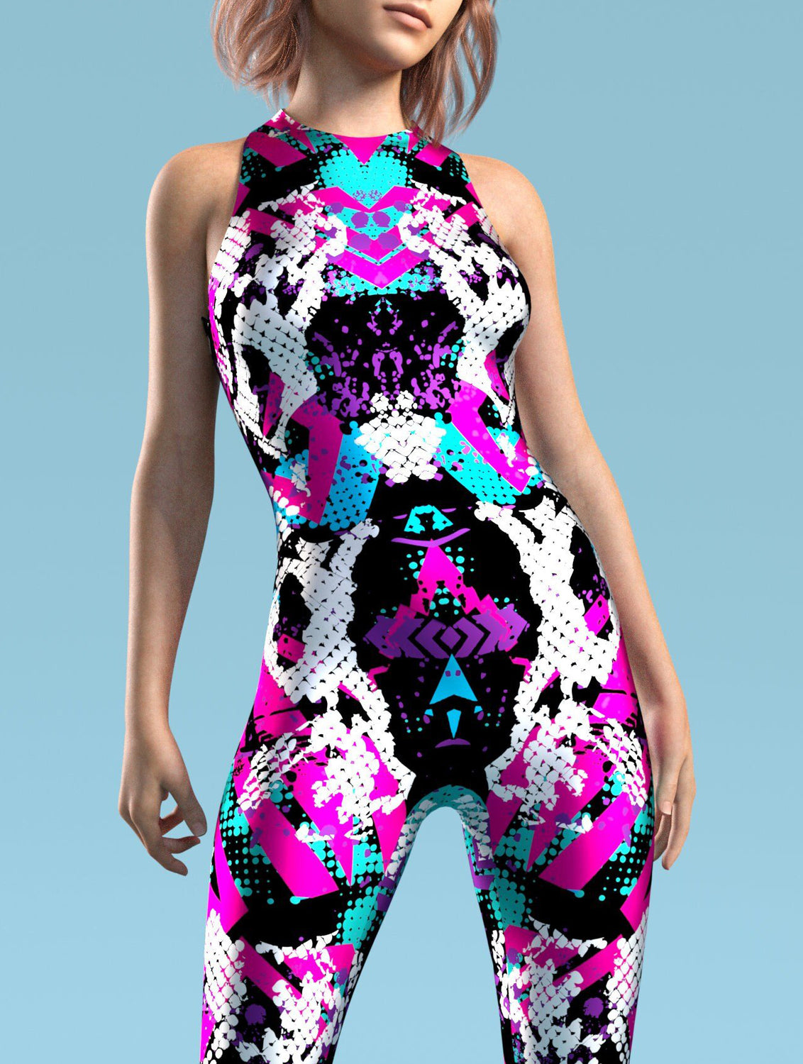 Lizard Pop Art Active Catsuit