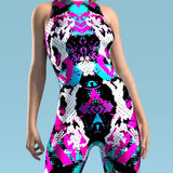 Lizard Pop Art Active Catsuit