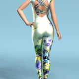Green Flora Catsuit