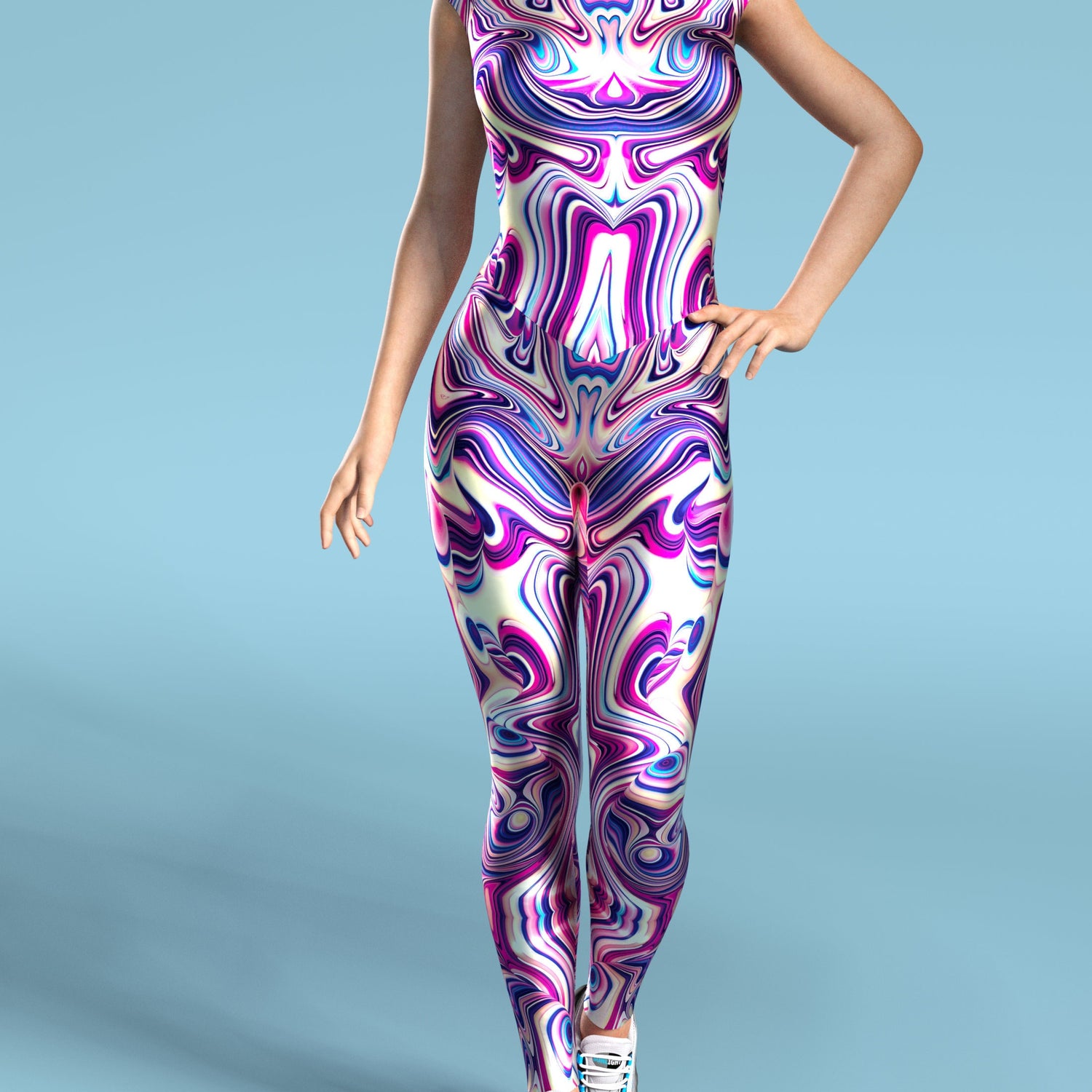Wonder Trip Vans Catsuit Pink