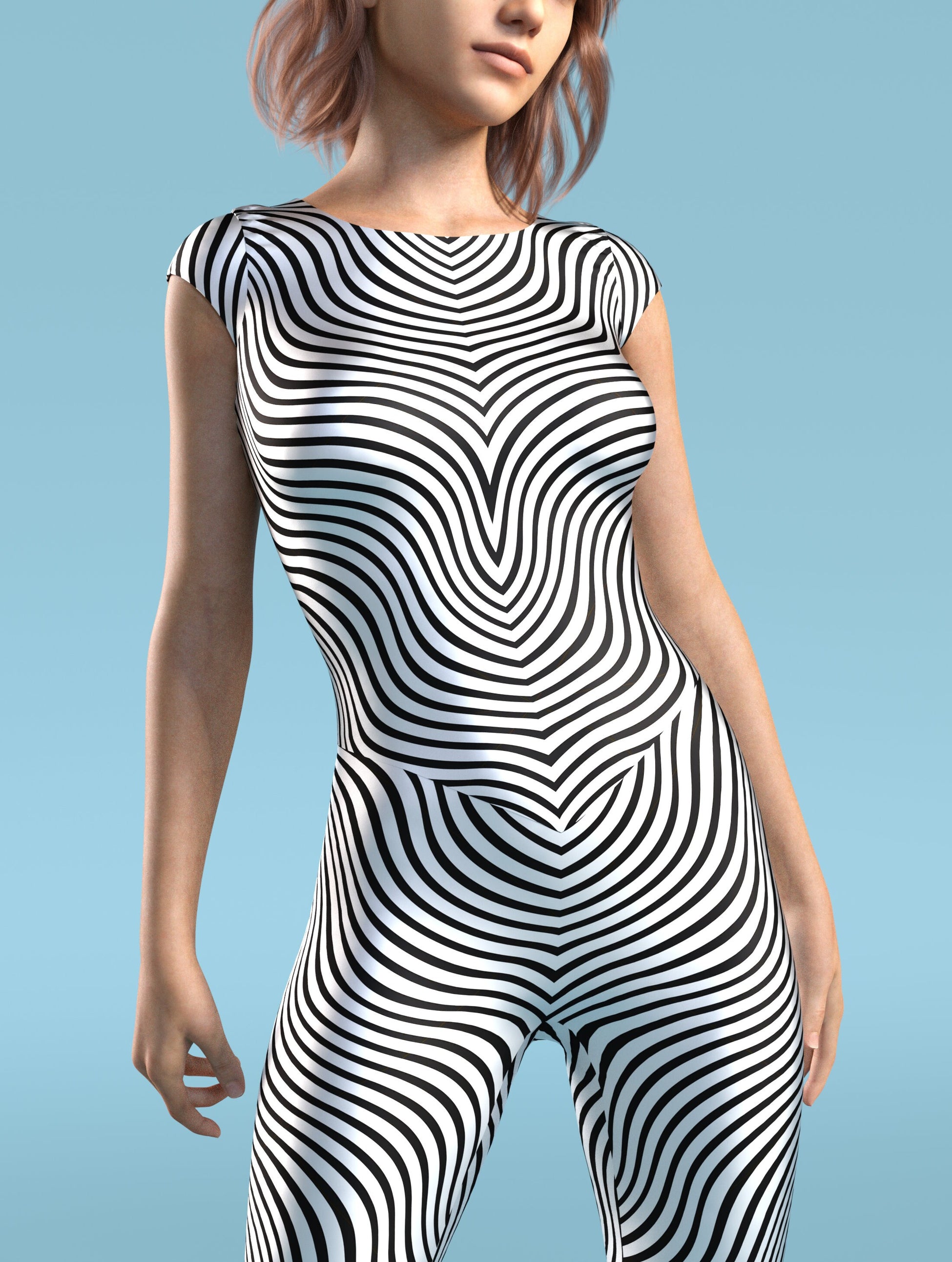 Waves Catsuit 1