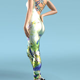 Green Flora Catsuit