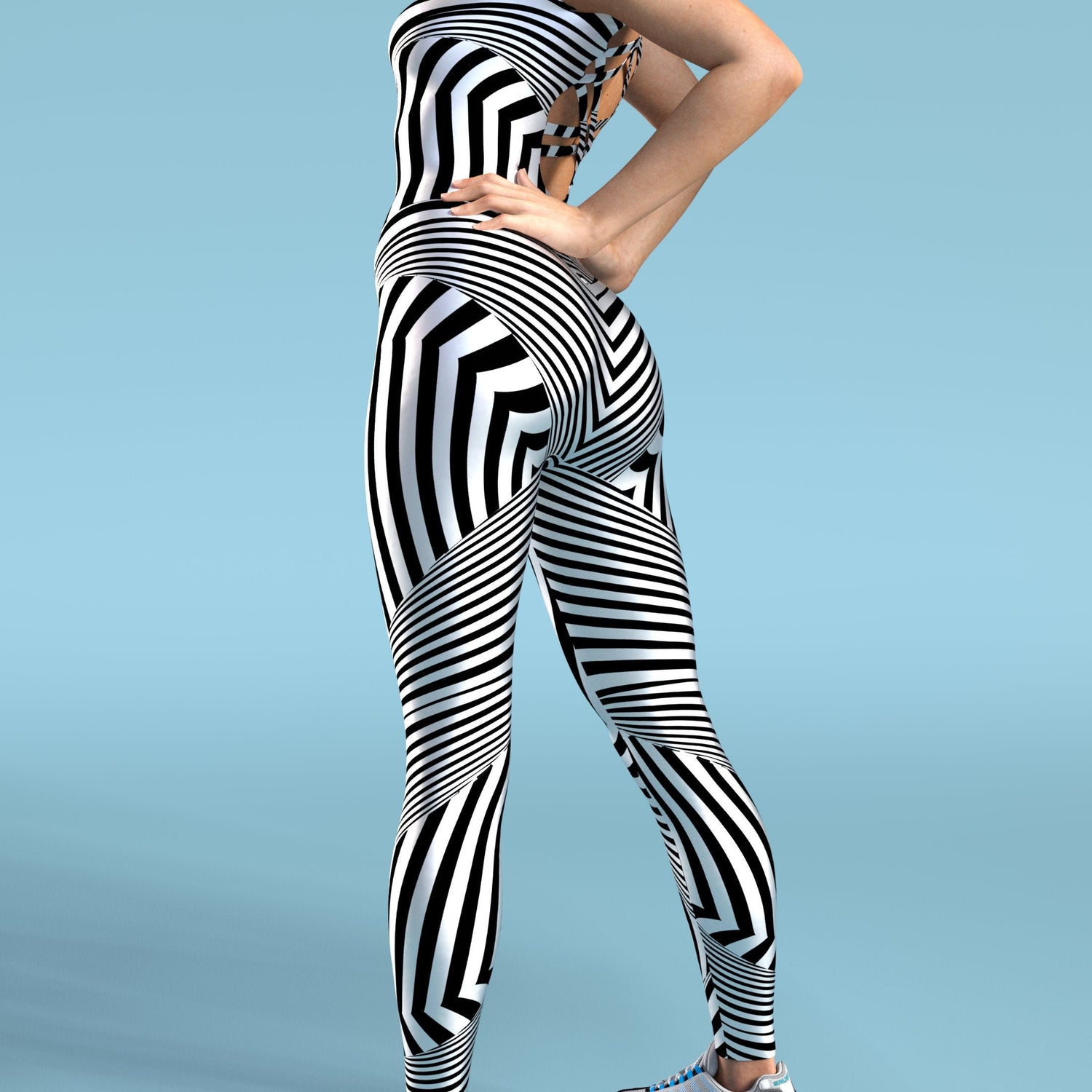 Women Alt Waves Catsuit