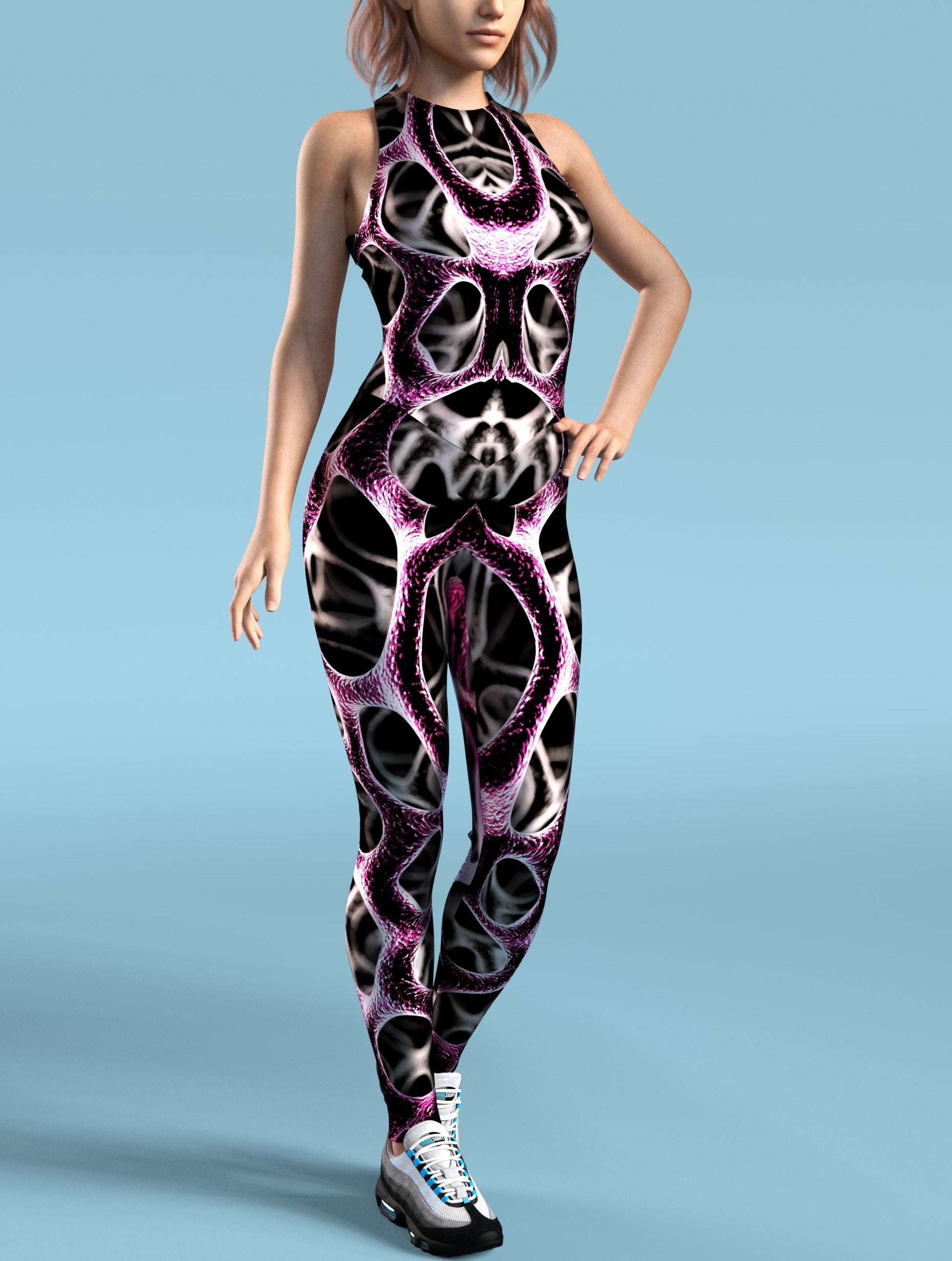 Braincell Magenta Active Catsuit 2