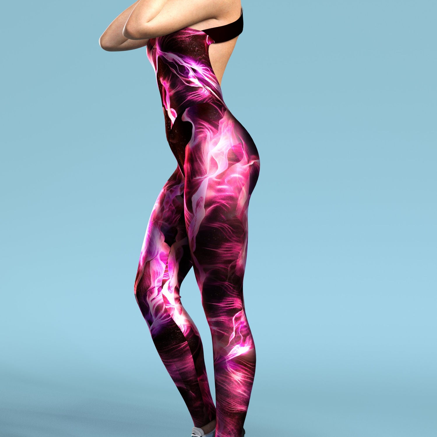 Magenta Hydrogen Active Catsuit Lycra