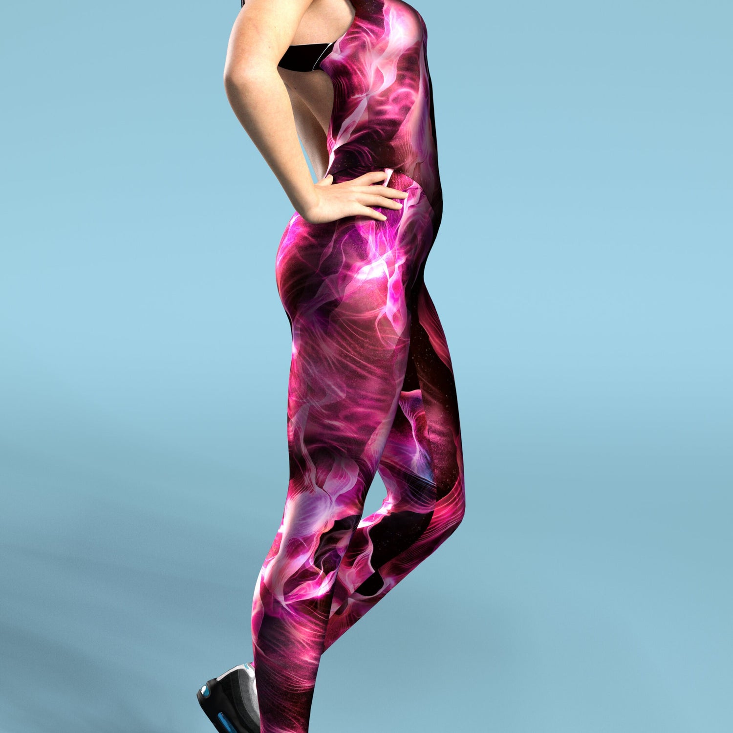 Women Magenta Hydrogen Active Catsuit
