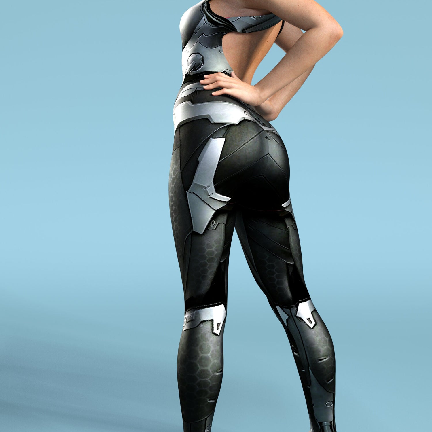Women Ionic Warbot Active Catsuit