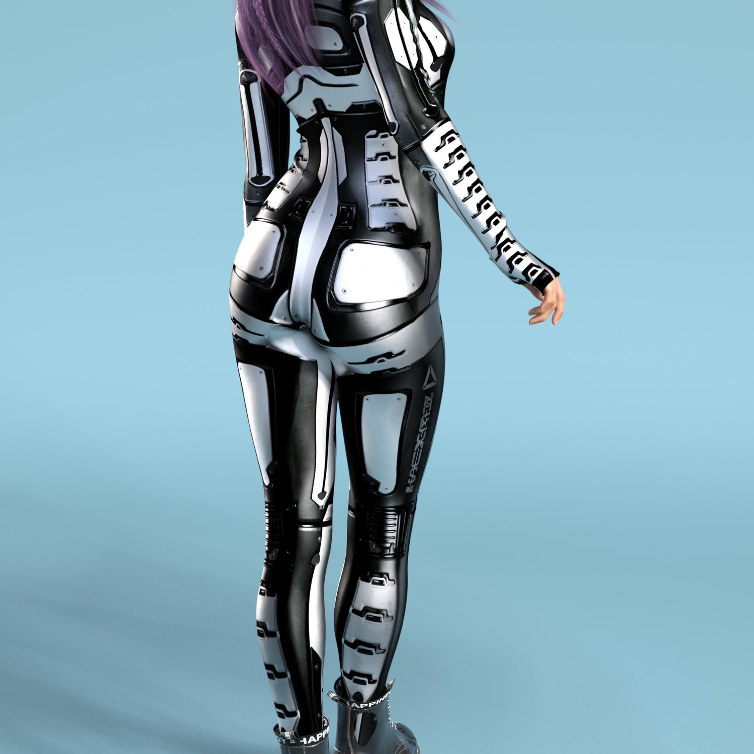 Invader Skin BnW Costume Cosplay