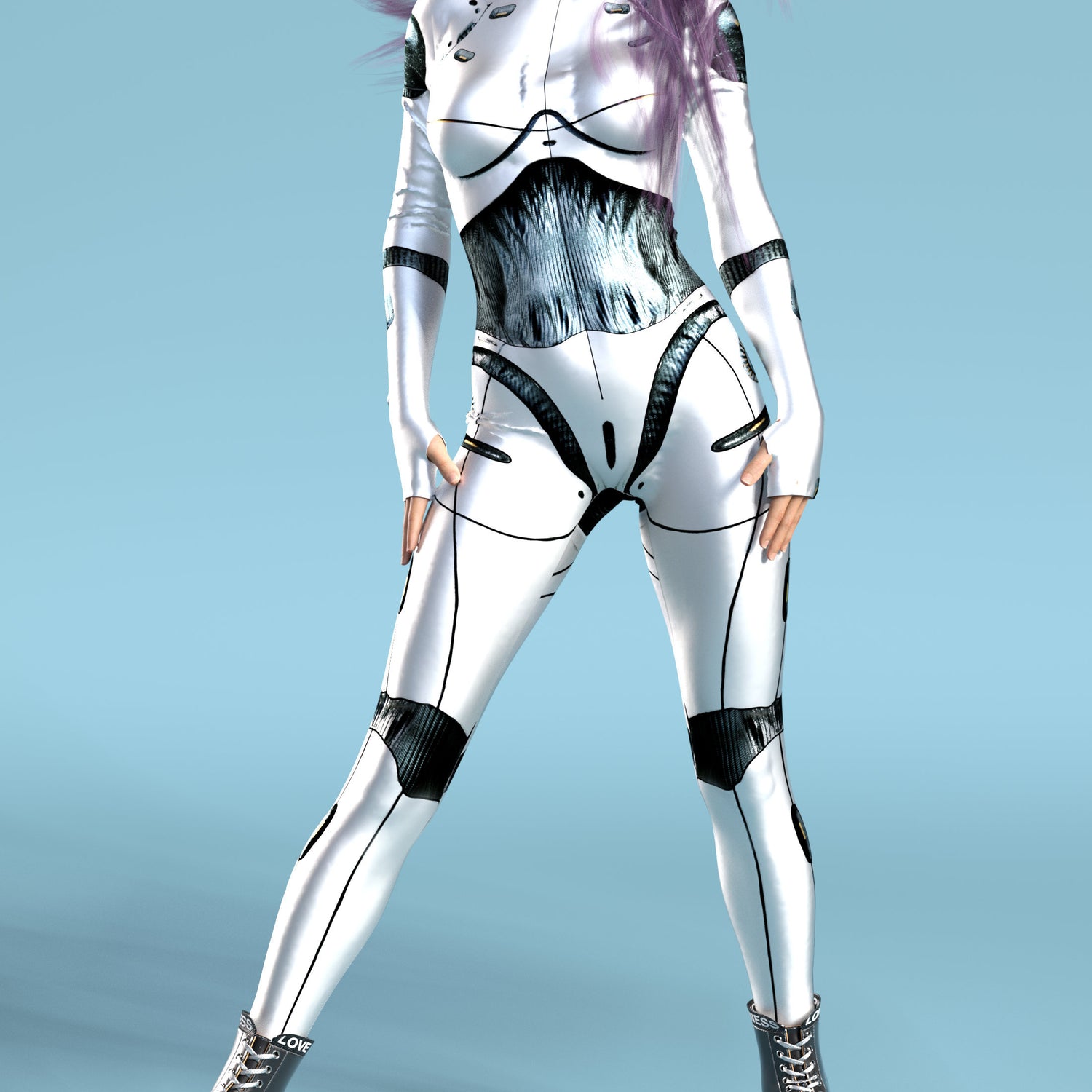 I-Android Costume White