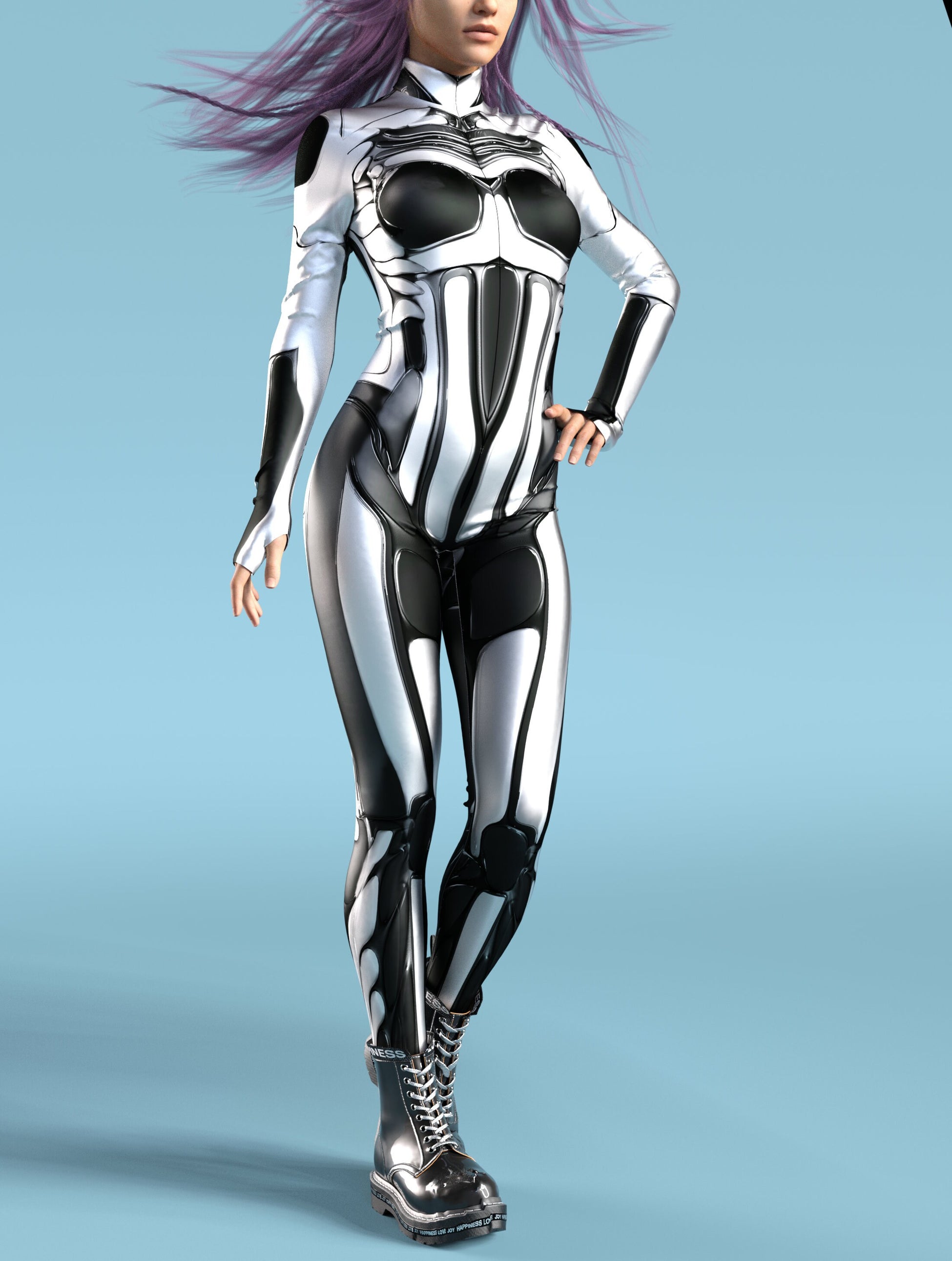 MoonSuit BnW Costume 2