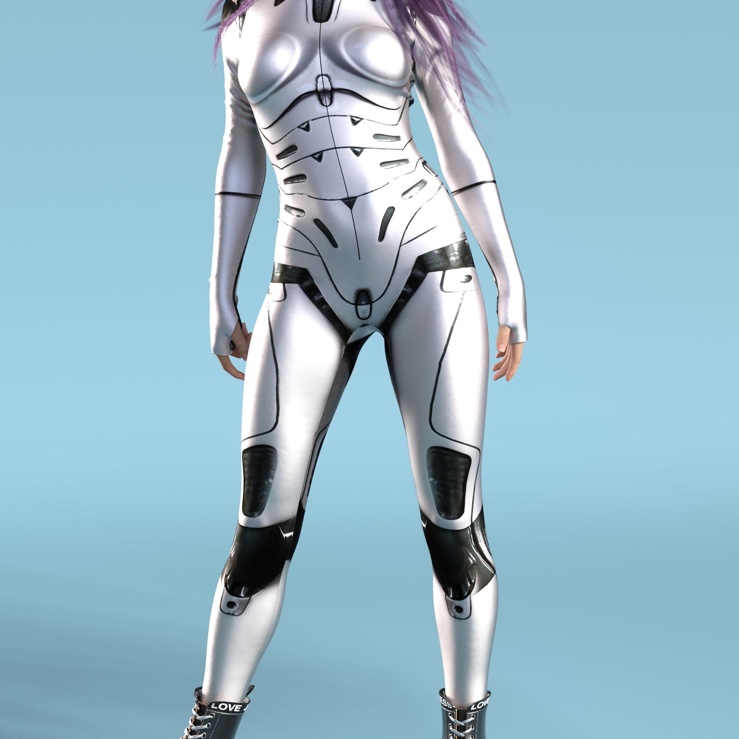 Artificial Intel Bot Costume Lycra
