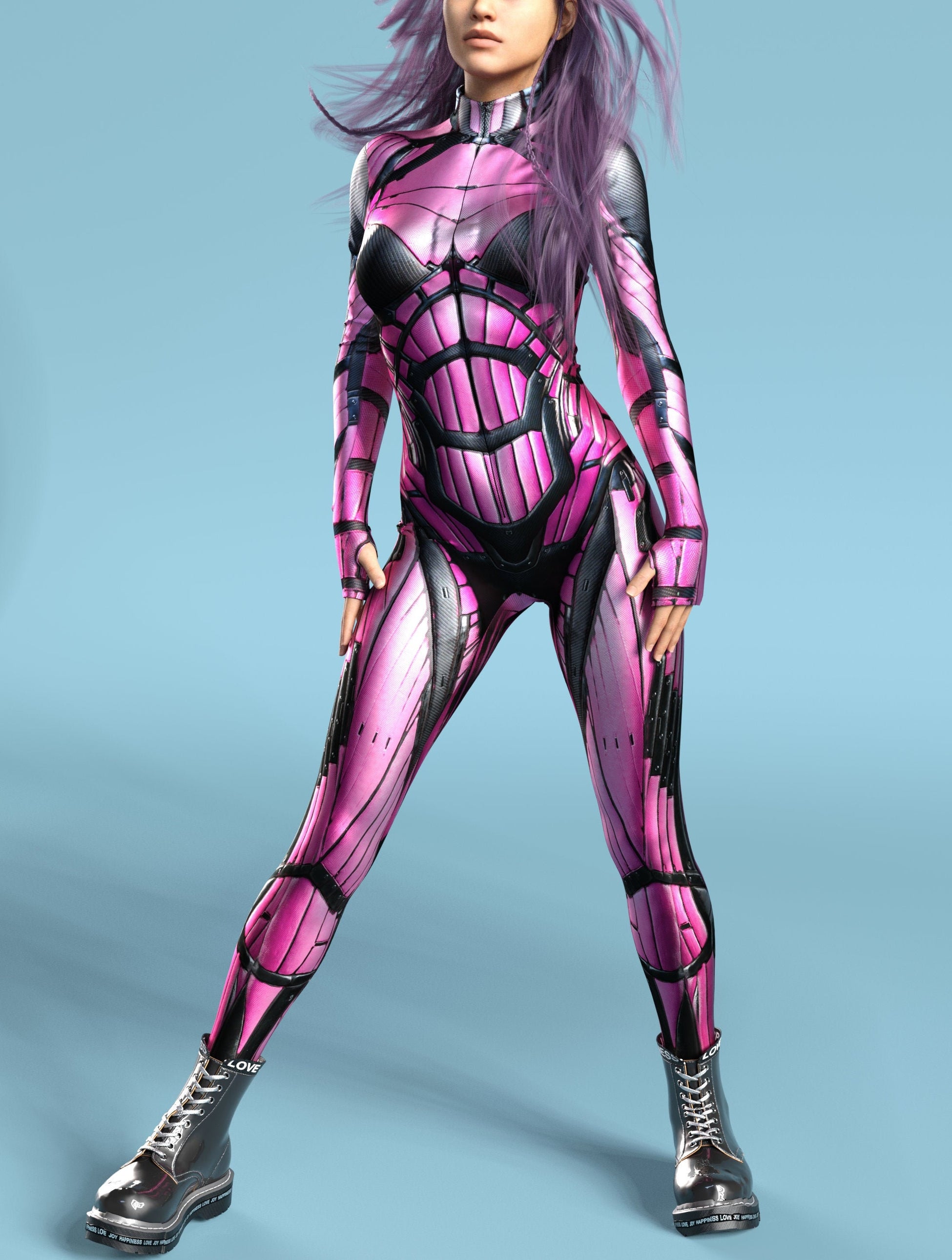 Exosuit Magenta Costume 2