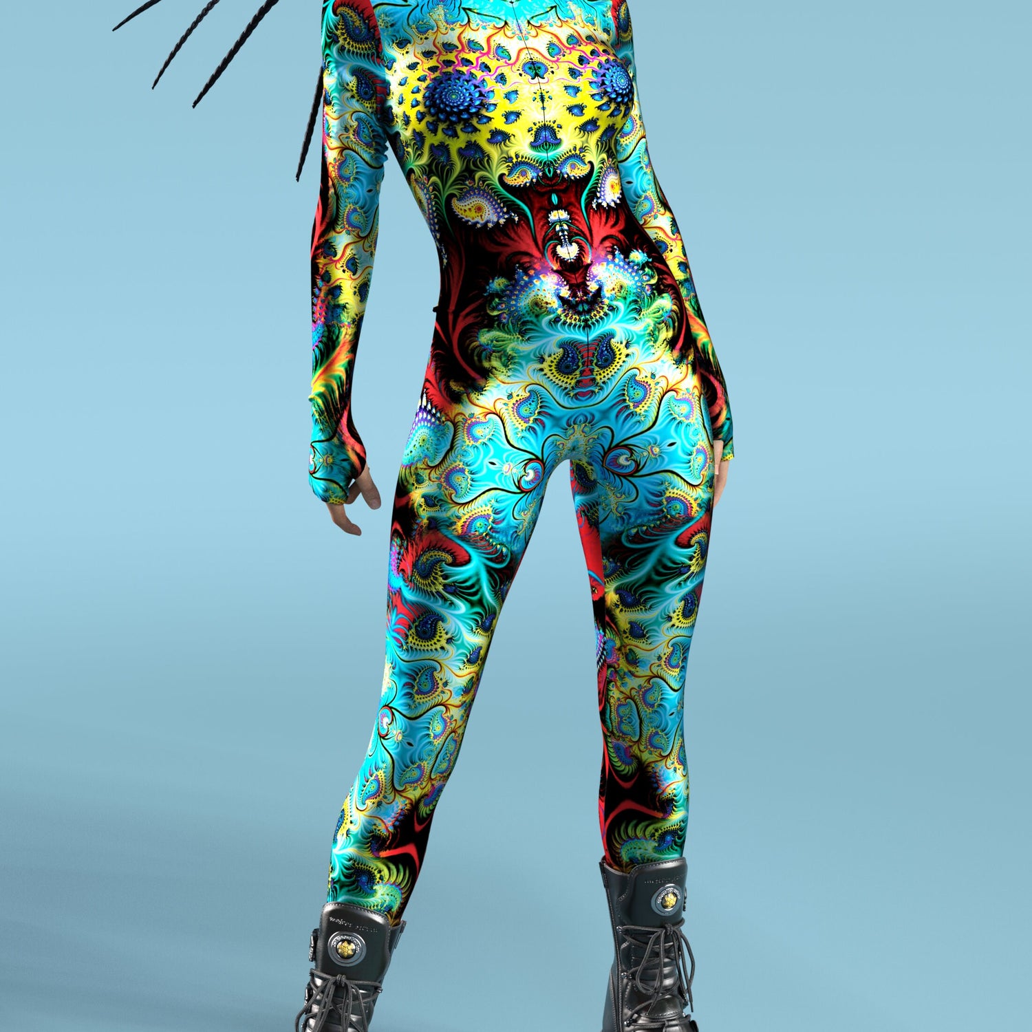 Ocean Alien Costume Lycra
