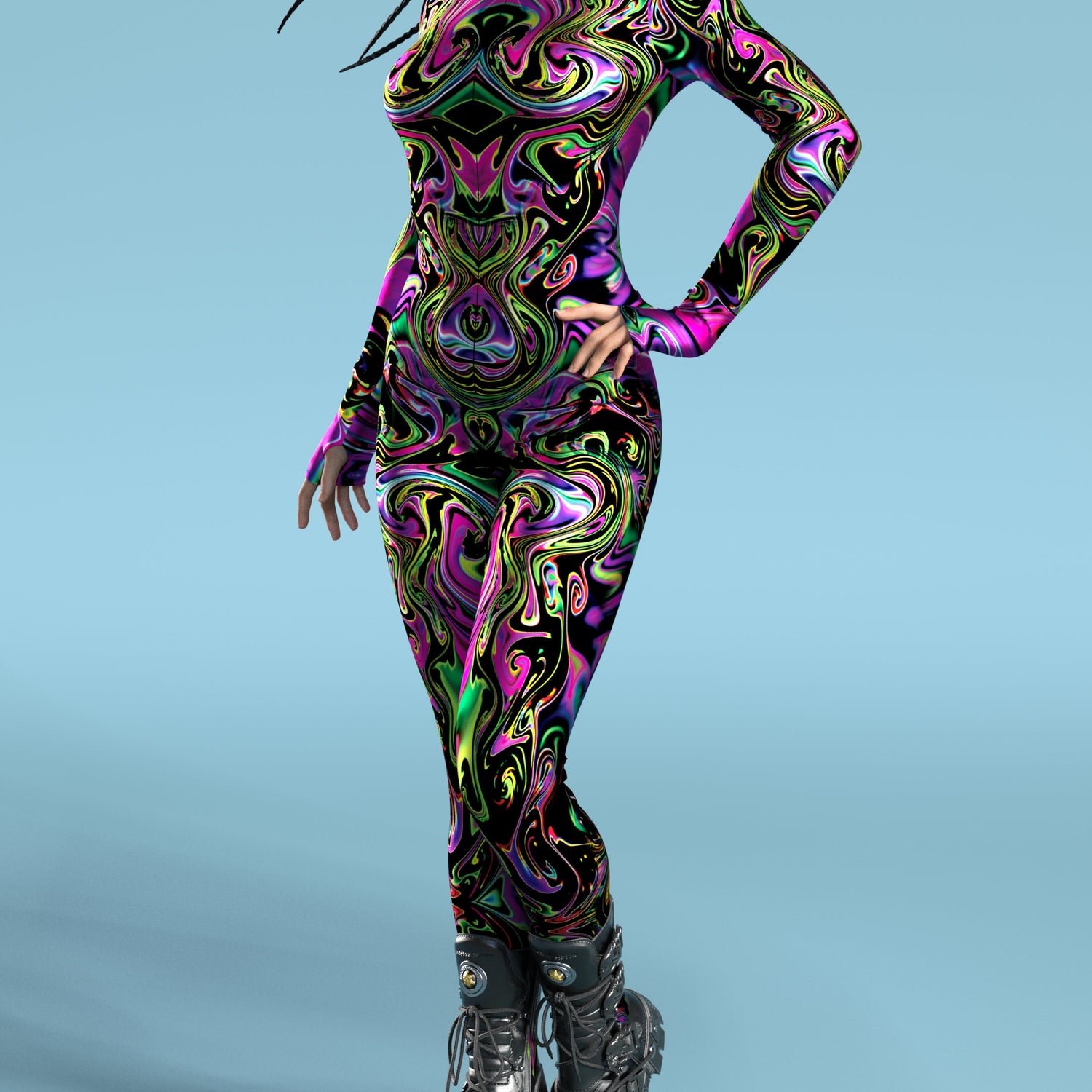 Toss Alien Liquid Costume Lycra