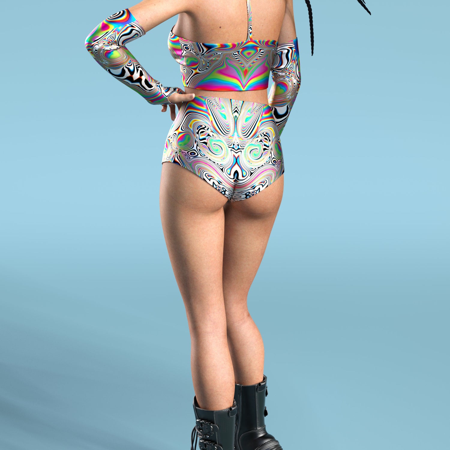 Universe Glitch Tube Top 3