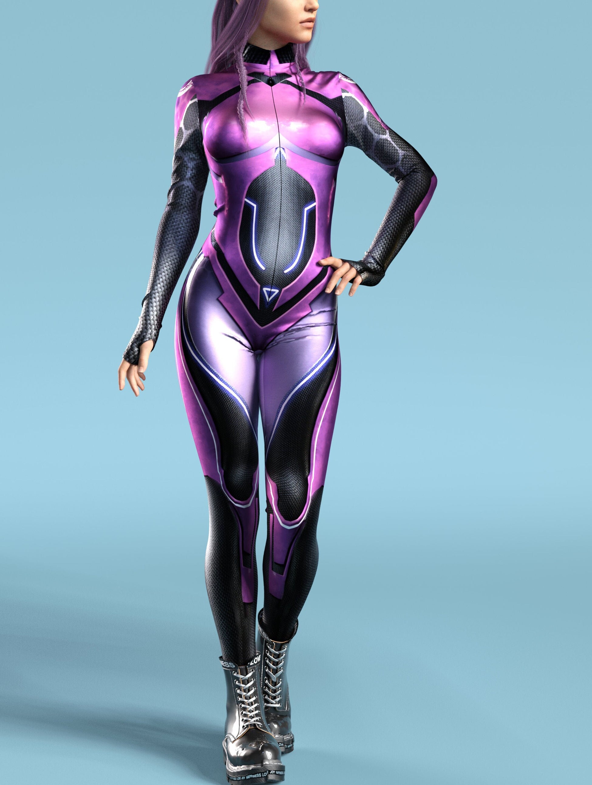 Cyber Assassin Costume 2