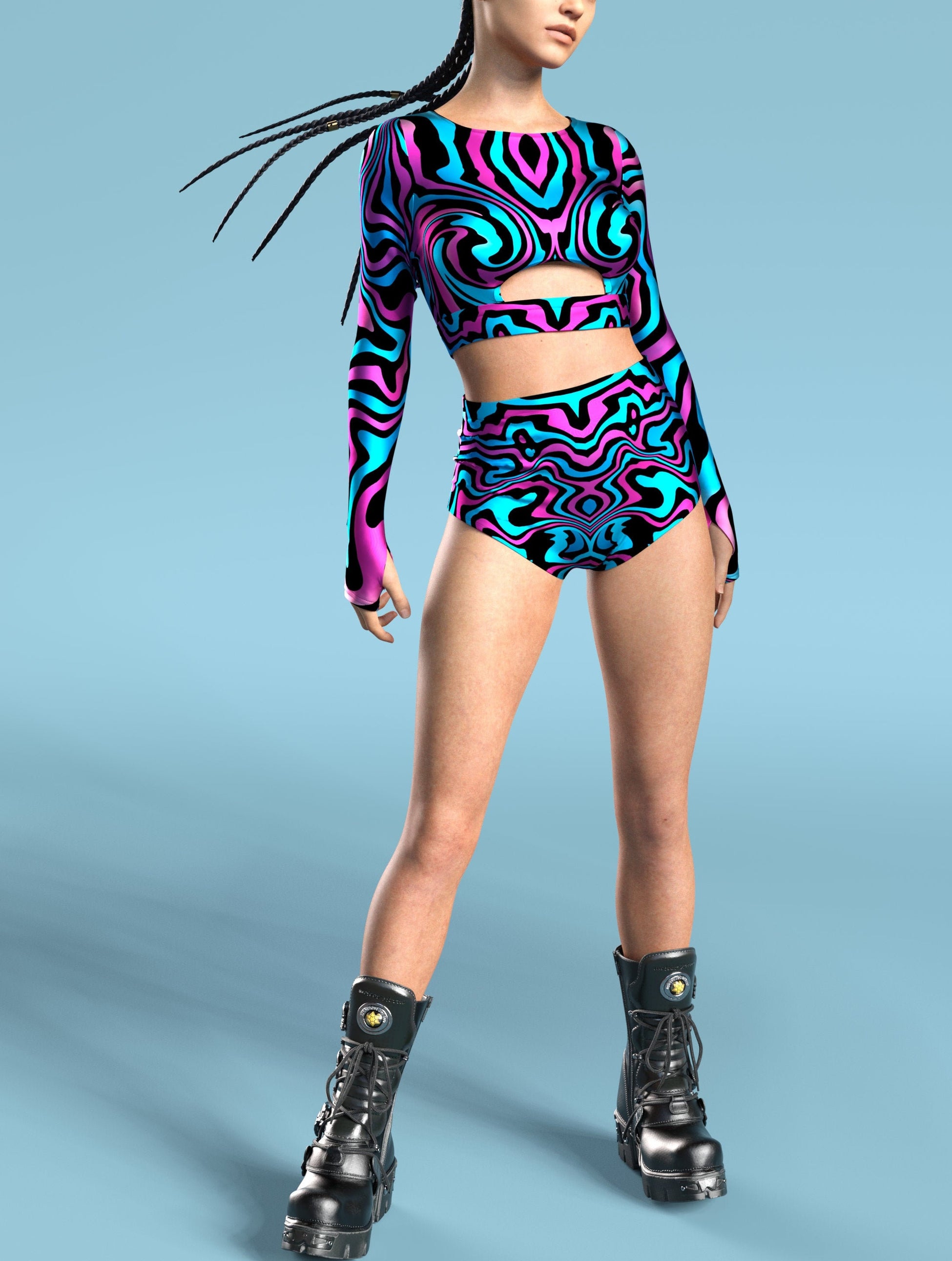 Carnivale Festing High Waist Shorts 2