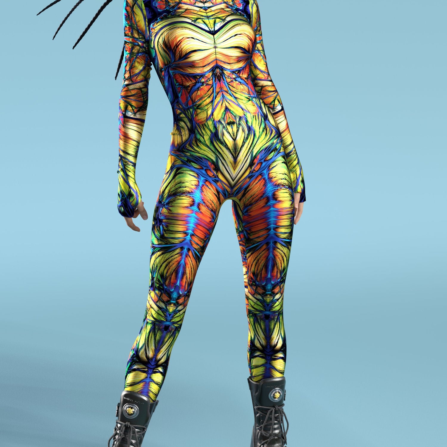 Spinderman Costume Yellow