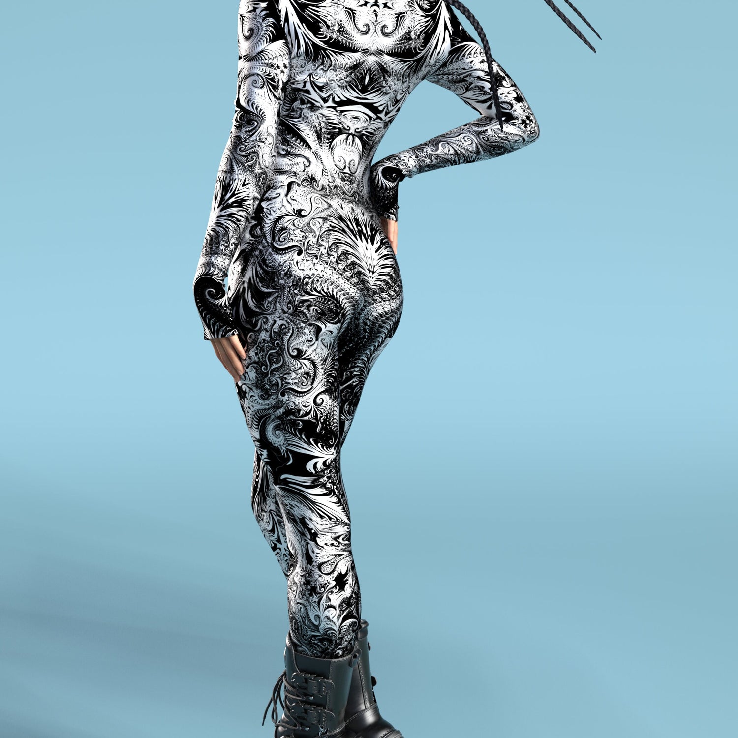Fraktal BnW Costume 3
