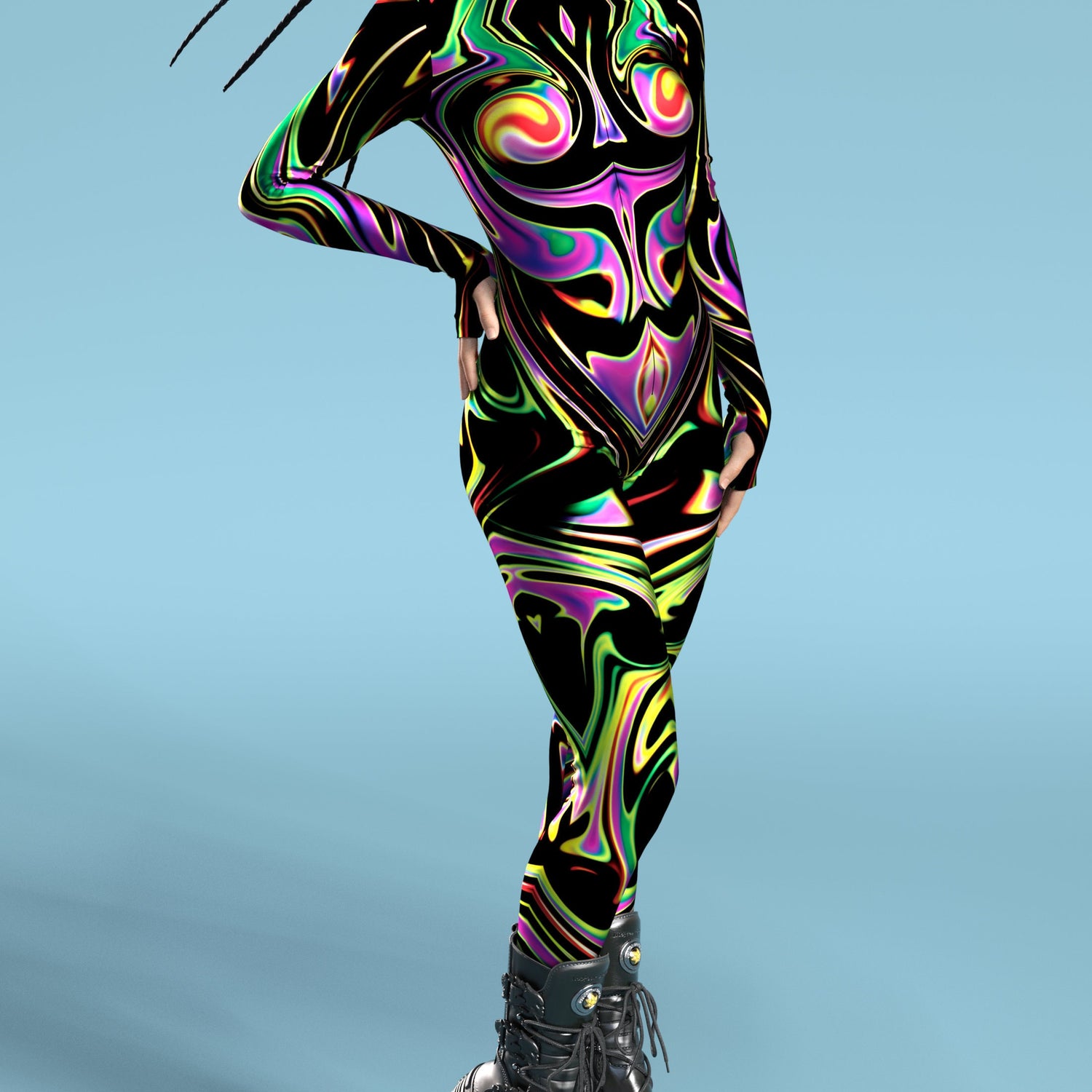 Dark Liquid Costume Lycra