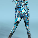 Blue Lace Liquid Costume