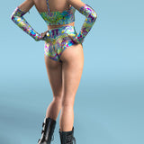 Jungle Liquid Tube Top