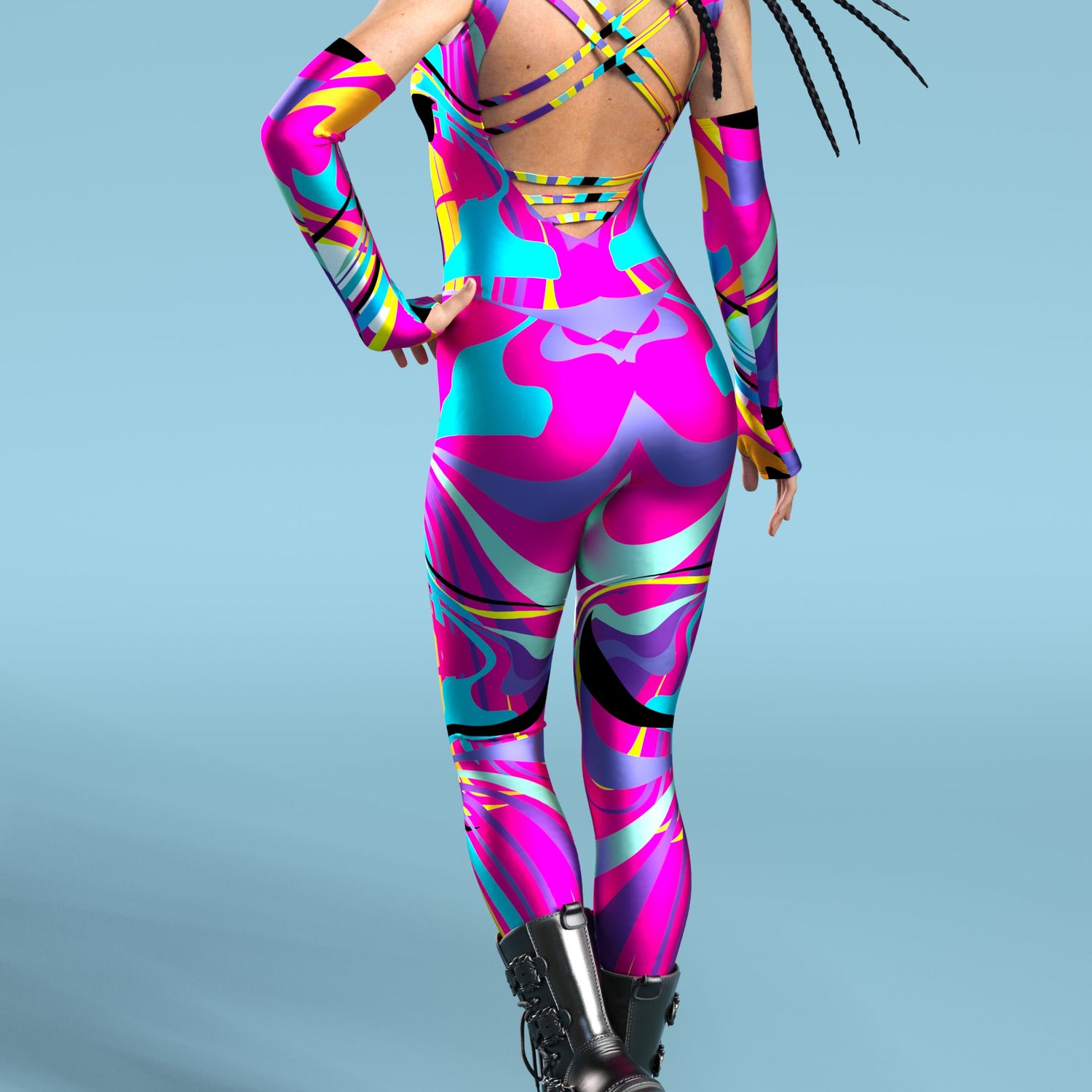 Vec 6 Vans Catsuit Sleeveless Lycra