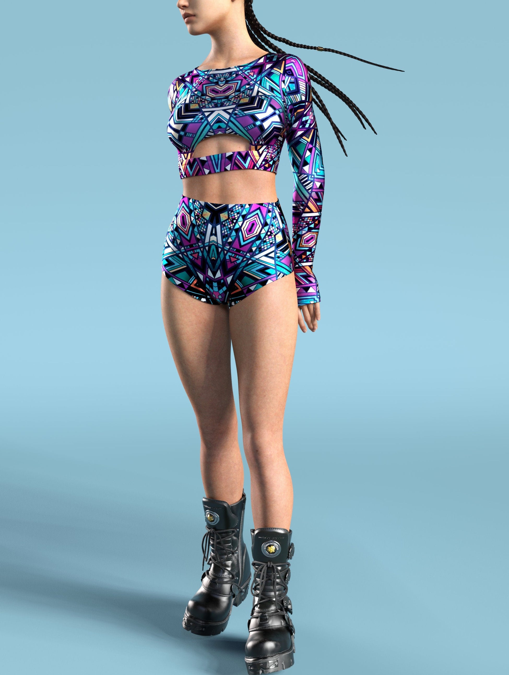 HnM High Waist Shorts 2